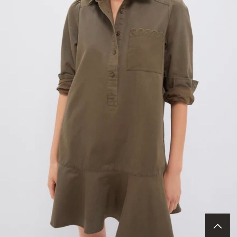 Tuckernuck Taupe Shirt Dress
